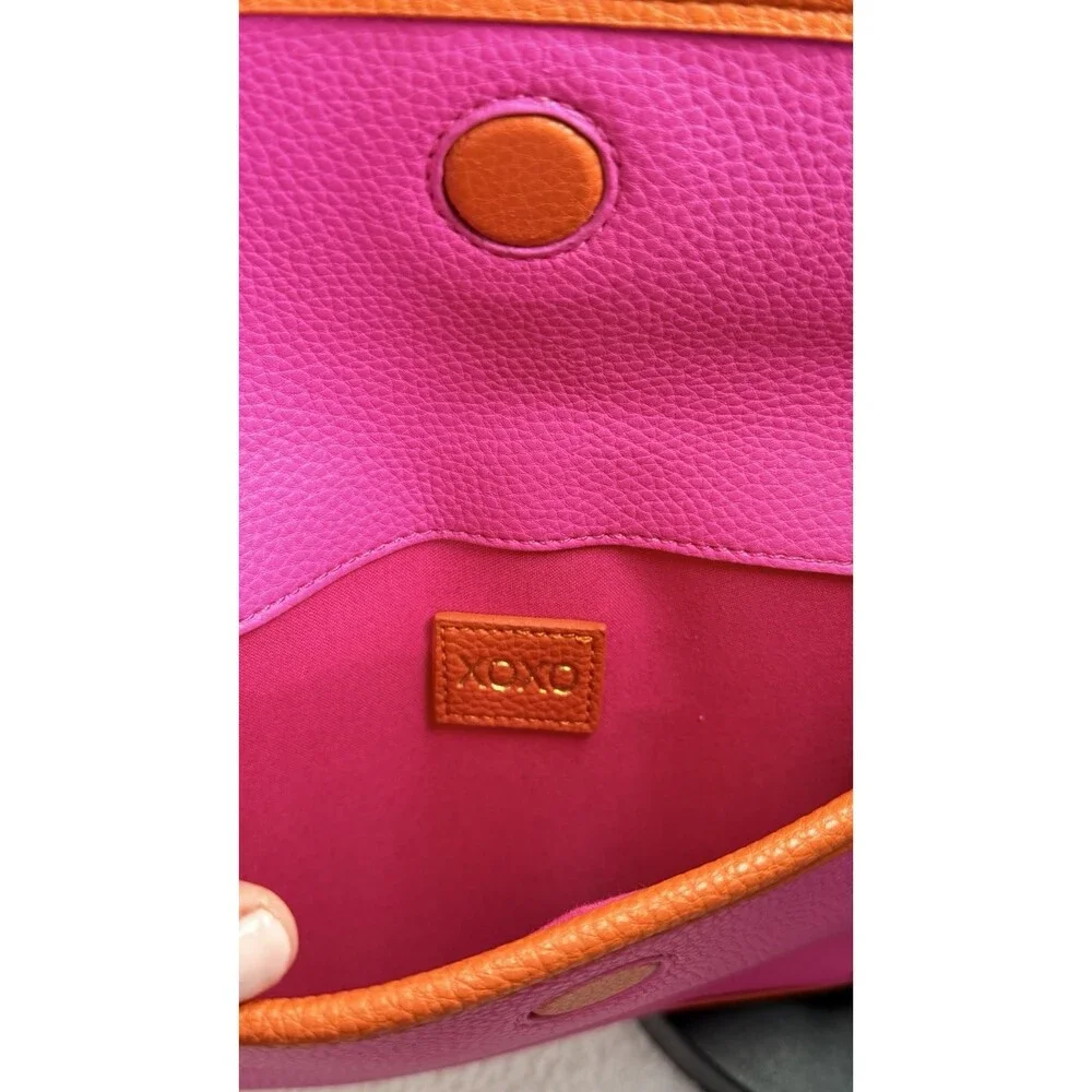 XOXO Belt/Crossbody Hot Pink With Orange And Yellow Accents - Picture 5 of 5